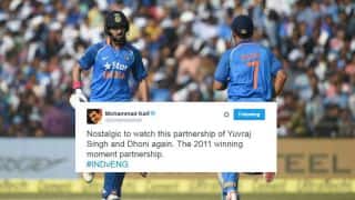 Yuvraj Singh-MS Dhoni partnership makes fans go berserk on social media